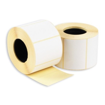 Термотрансферная этикетка 58х40 полипропилен 700 штук в рулоне 